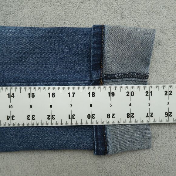 Not Your Daughters Jeans NYDJ Womens Size 6P Mid-Rise Wide Cuff Capri 21" Inseam - Picture 5 of 16